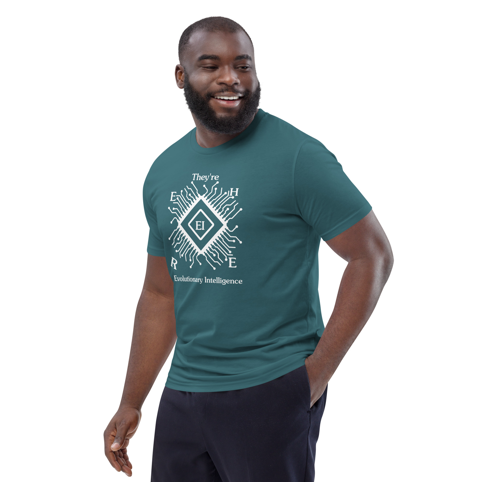 EI.001 | AG | Organic T-Shirt | Dark - Image 12