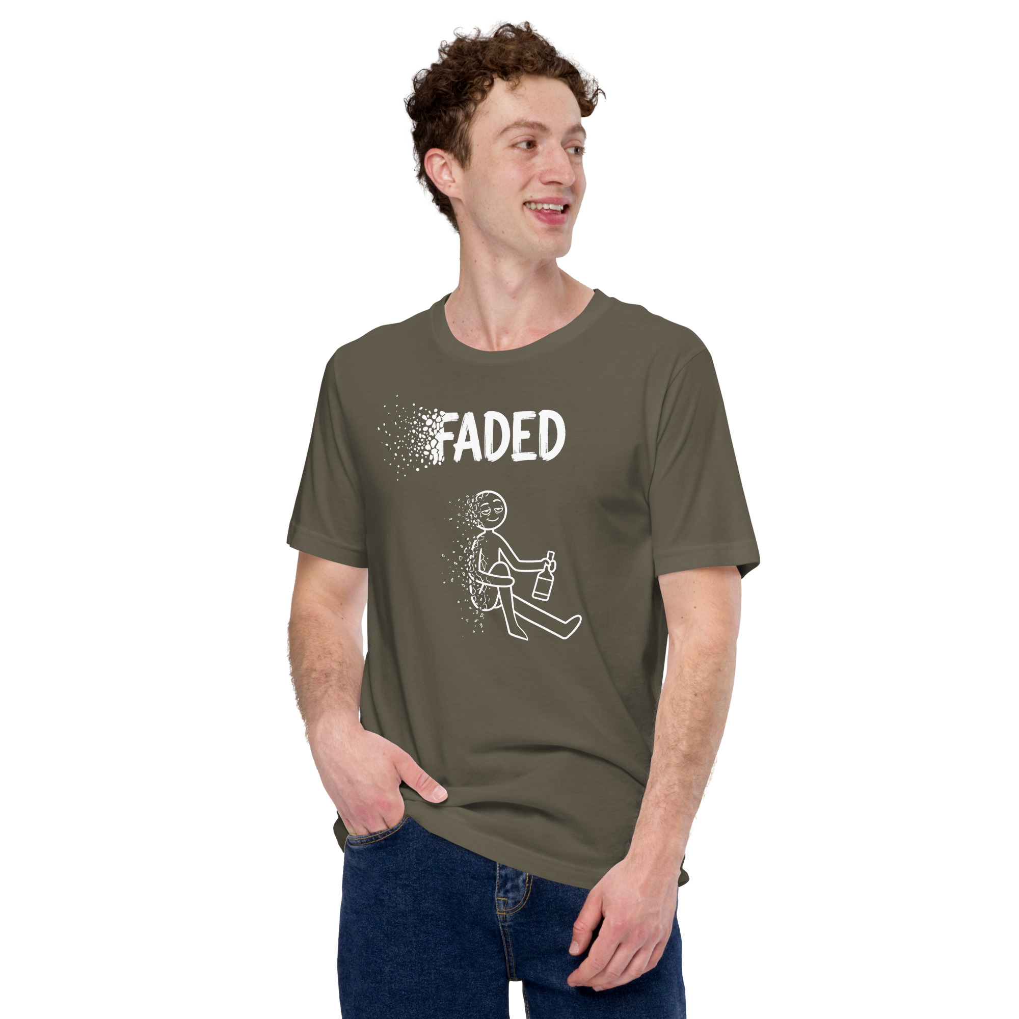 Faded A | AG | T-Shirt | Dark - Image 24