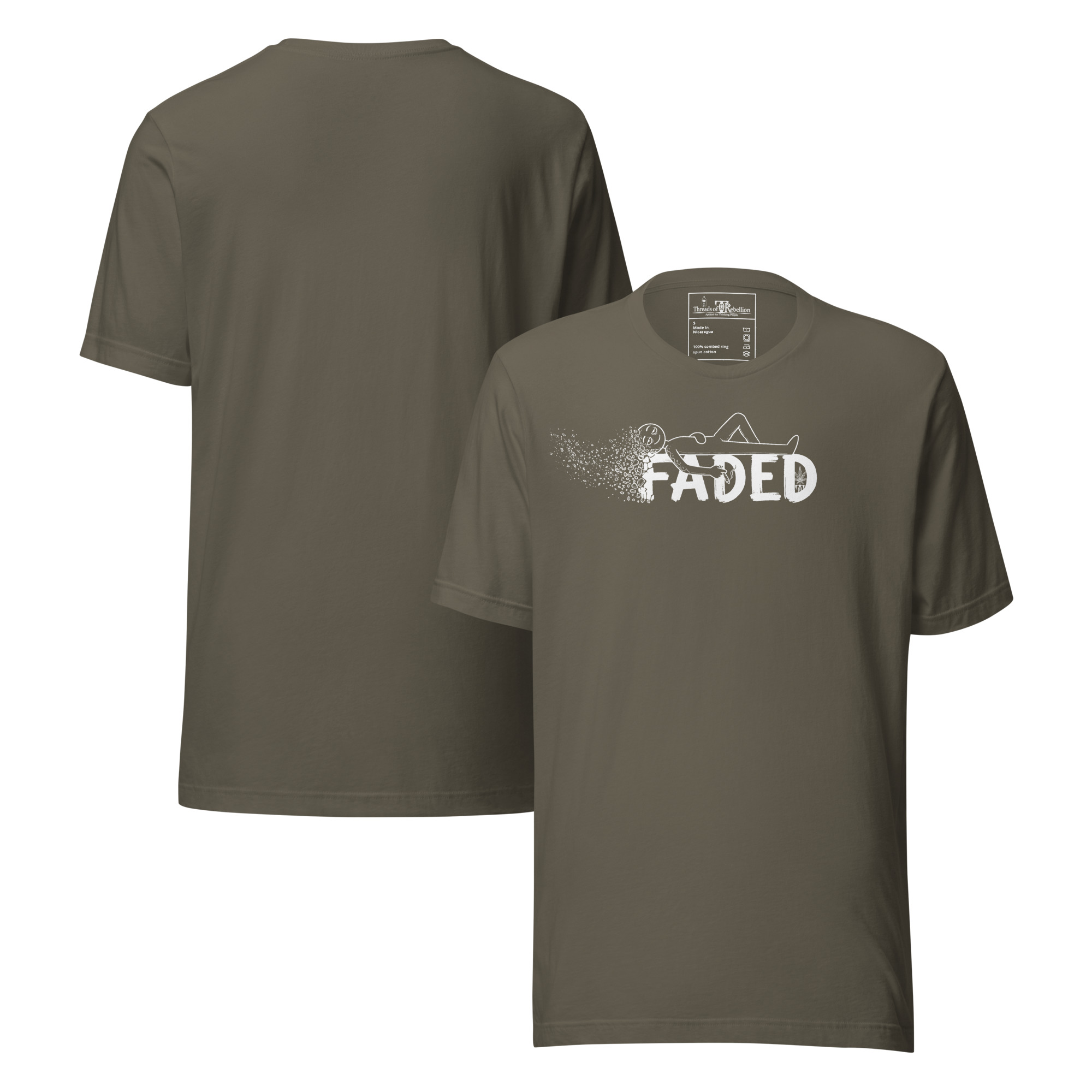 Faded AF M | AG | T-Shirt | Dark - Image 35