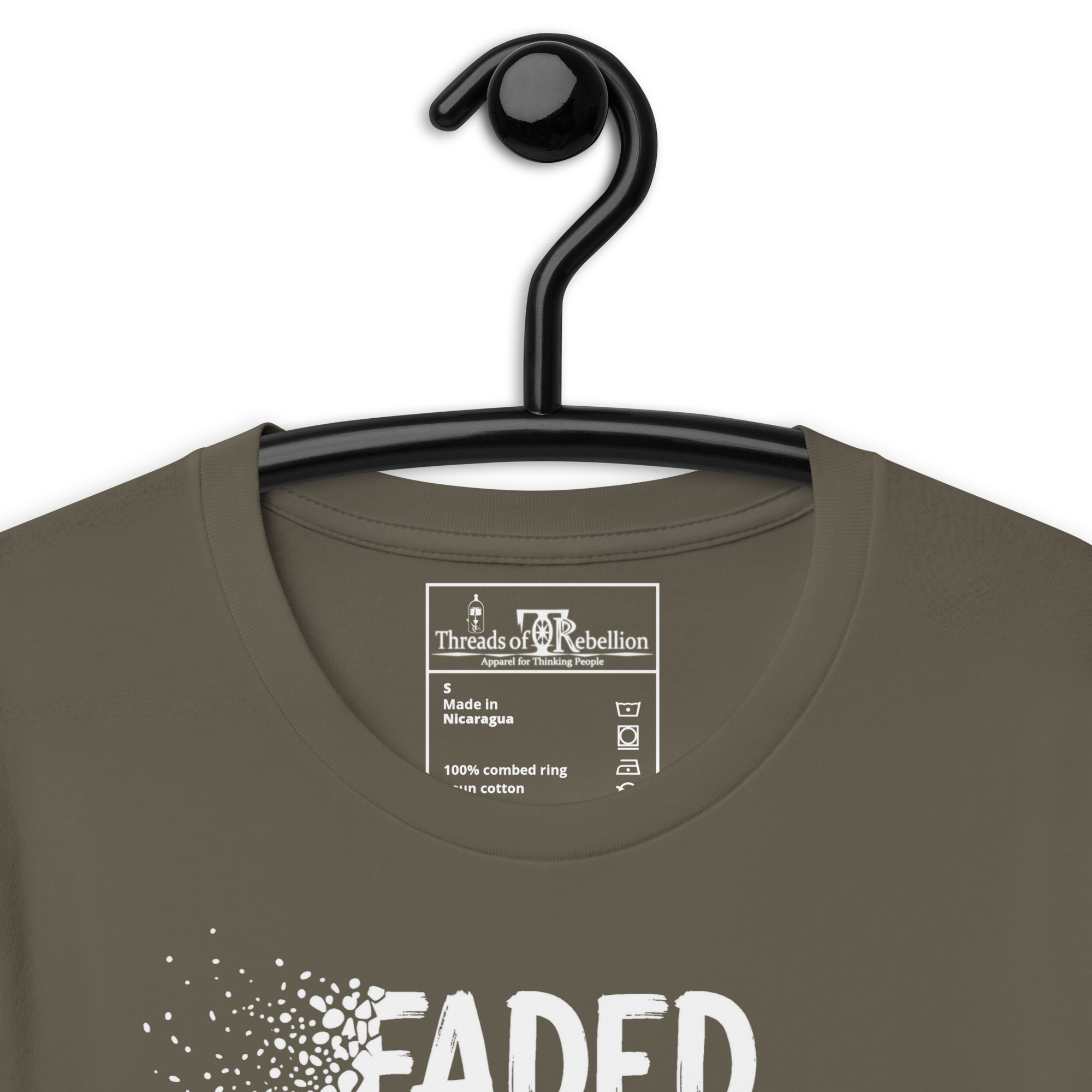 Faded A | AG | T-Shirt | Dark - Image 66