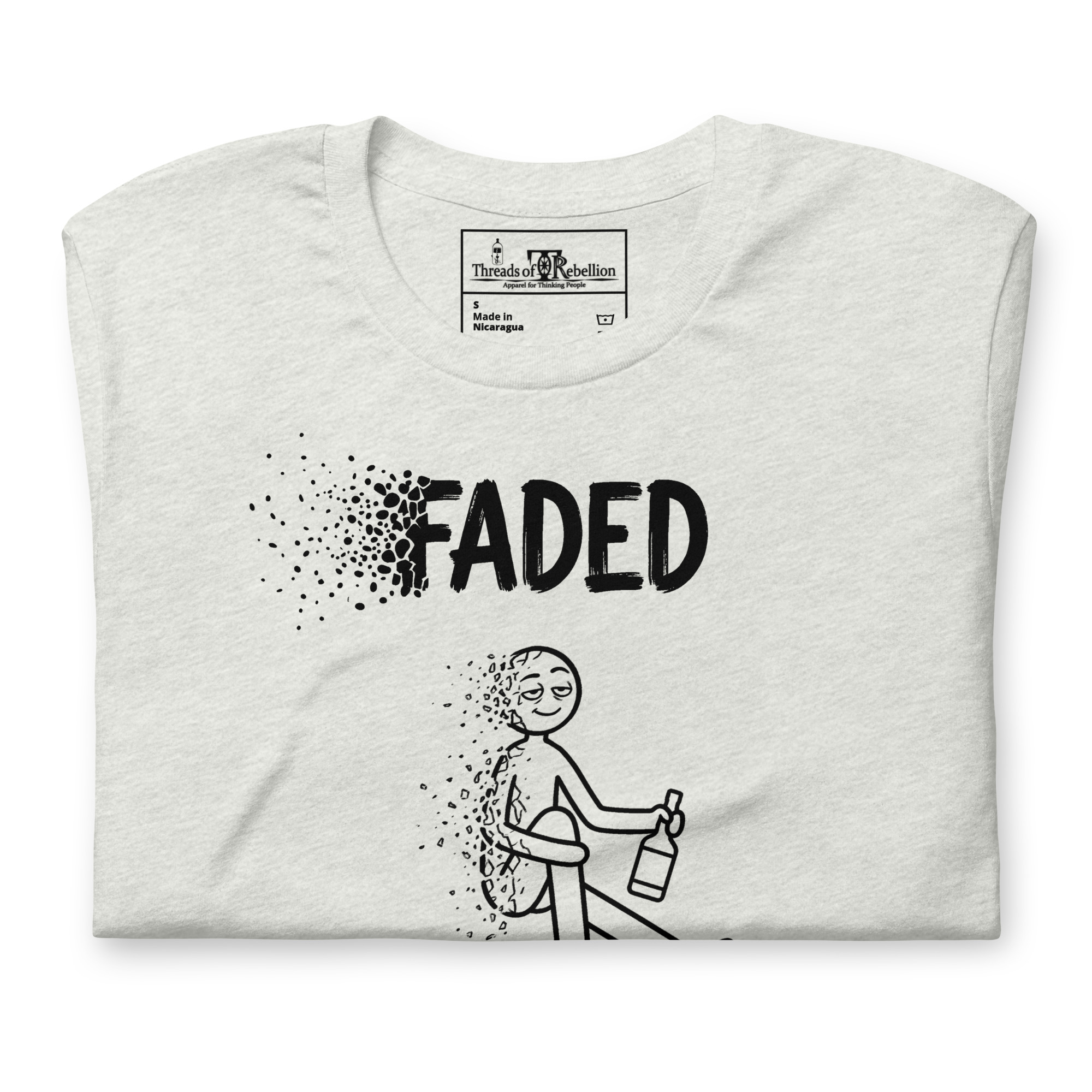 Faded A | AG | T-Shirt | Light - Image 33