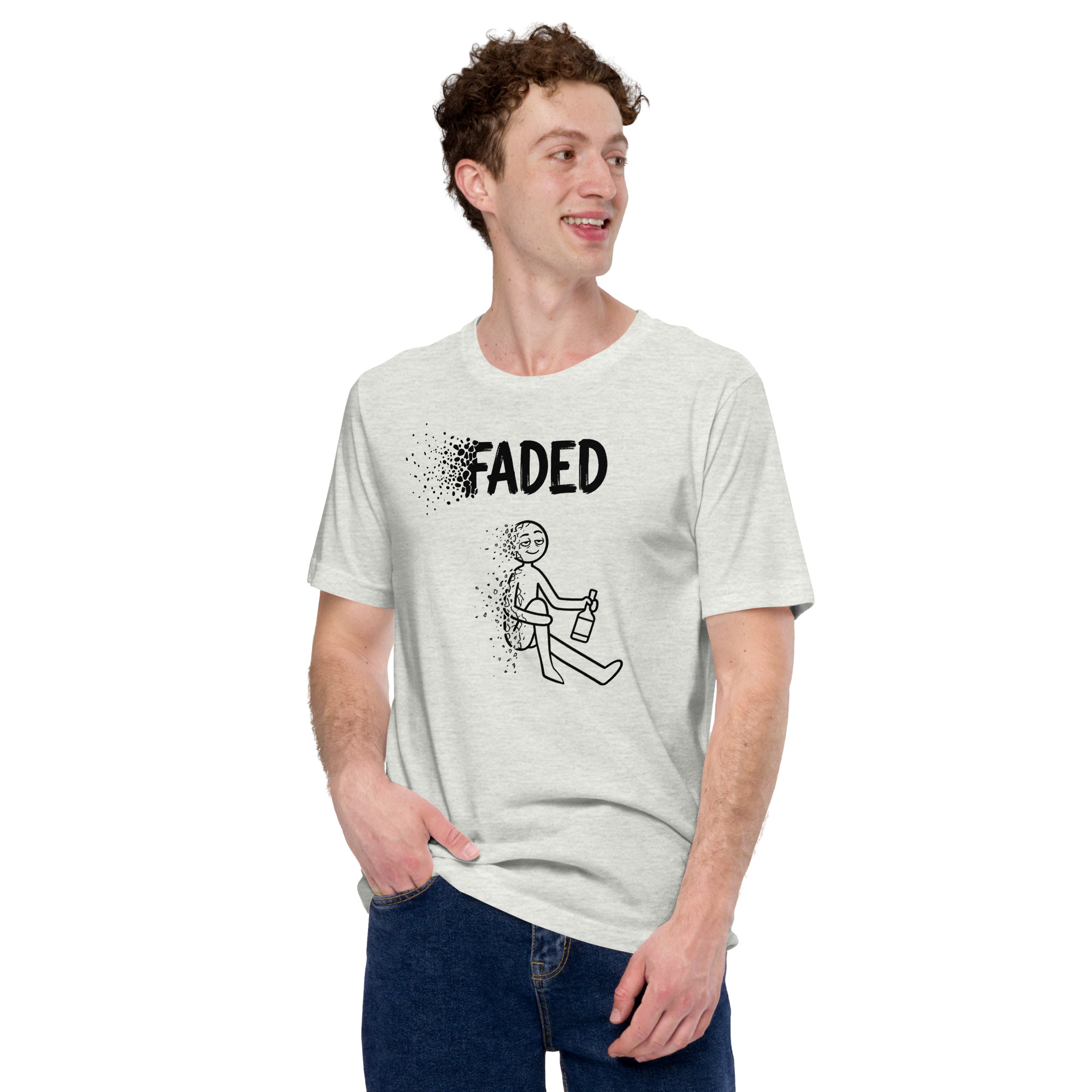 Faded A | AG | T-Shirt | Light - Image 34