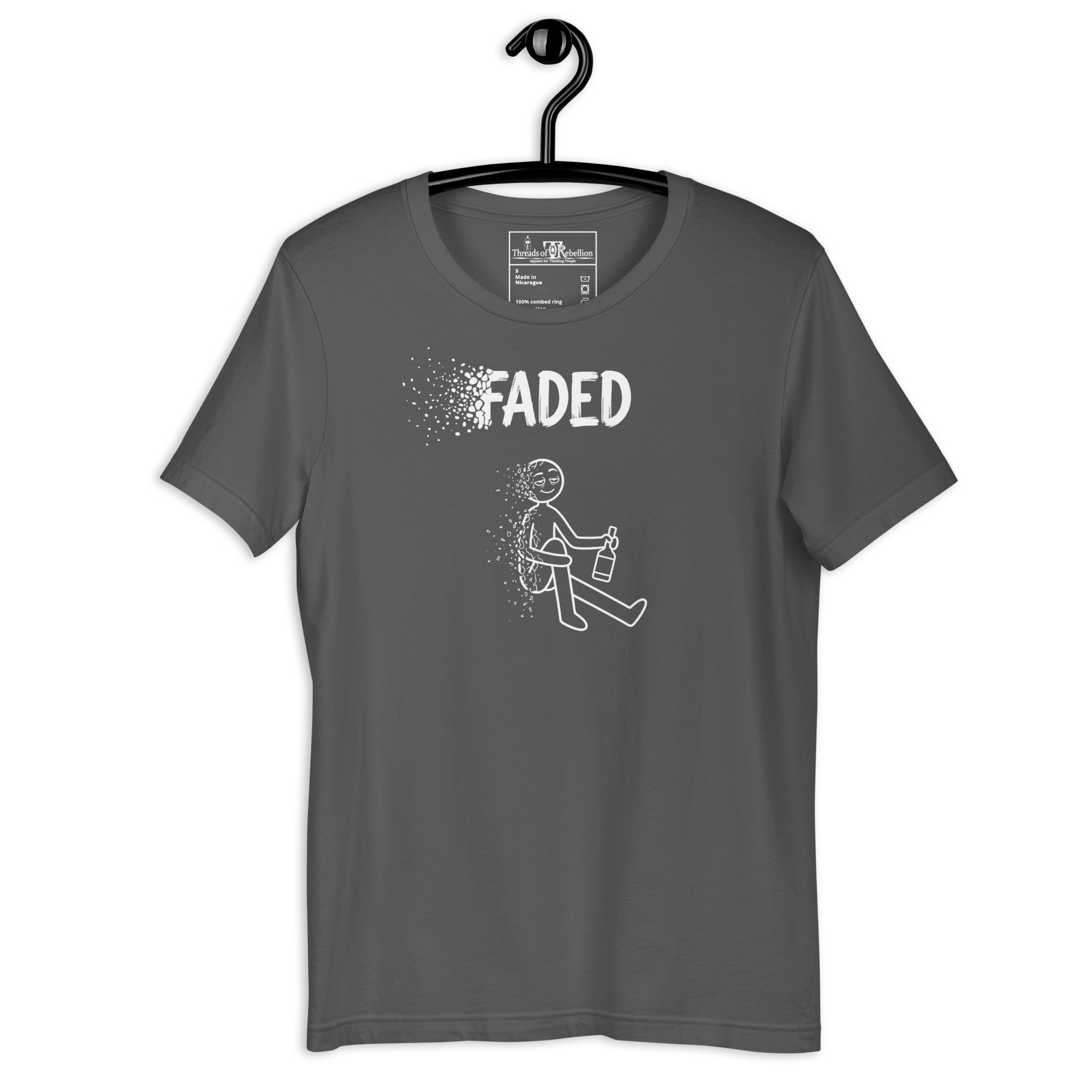 Faded A | AG | T-Shirt | Dark - Image 61