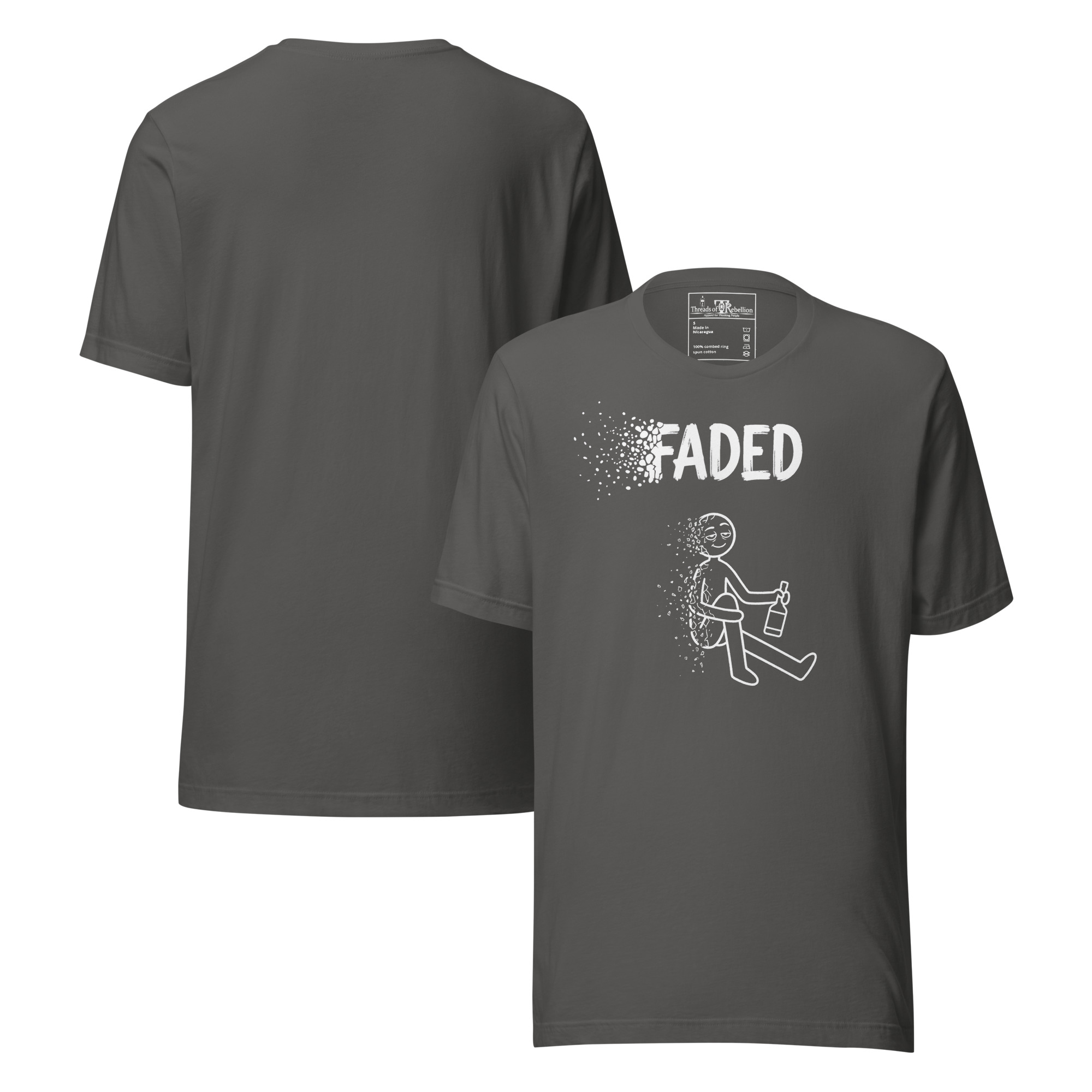 Faded A | AG | T-Shirt | Dark - Image 14