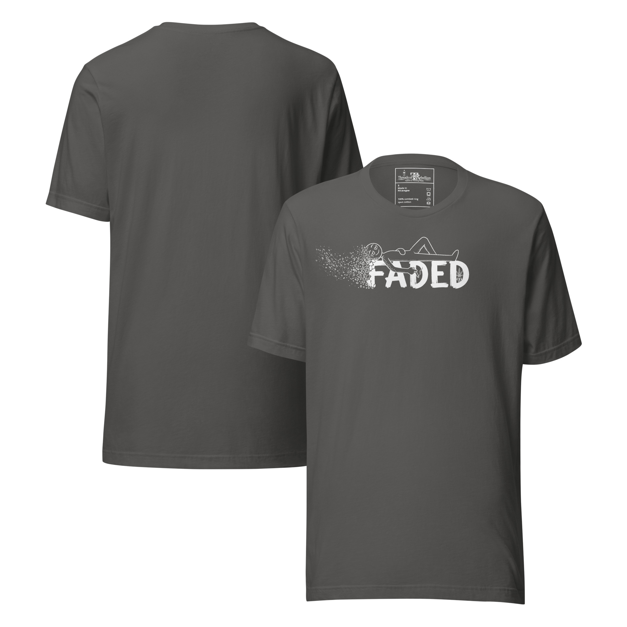 Faded AF M | AG | T-Shirt | Dark - Image 3