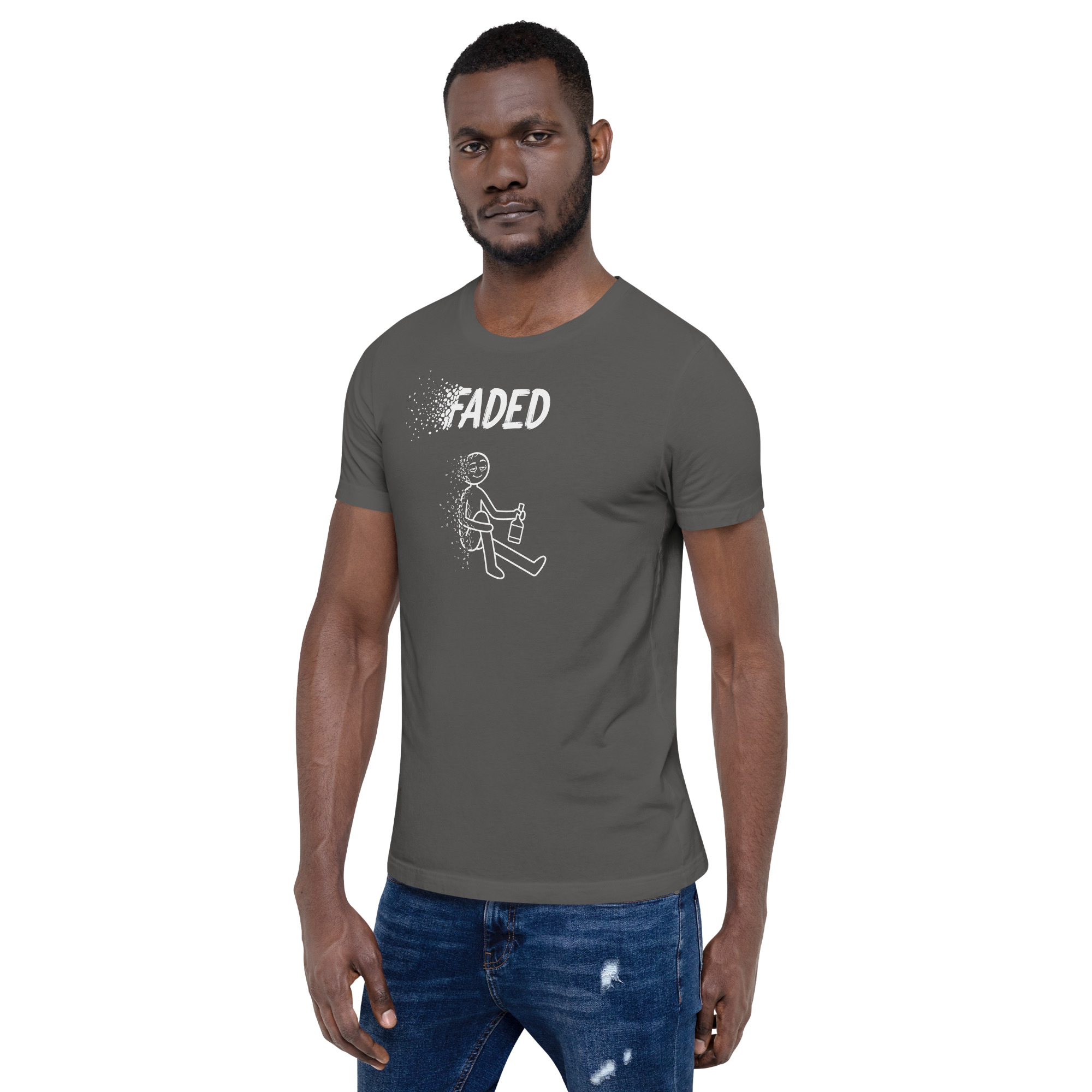 Faded A | AG | T-Shirt | Dark - Image 10