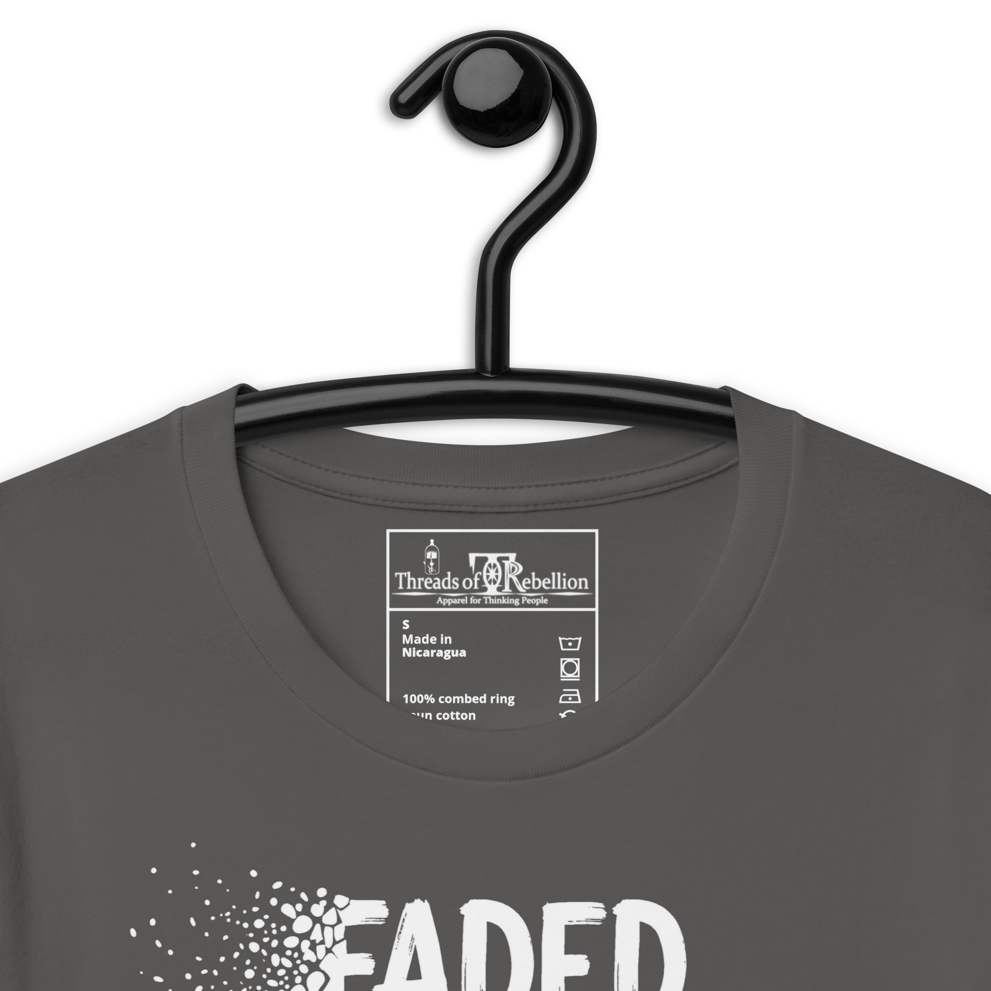 Faded A | AG | T-Shirt | Dark - Image 63