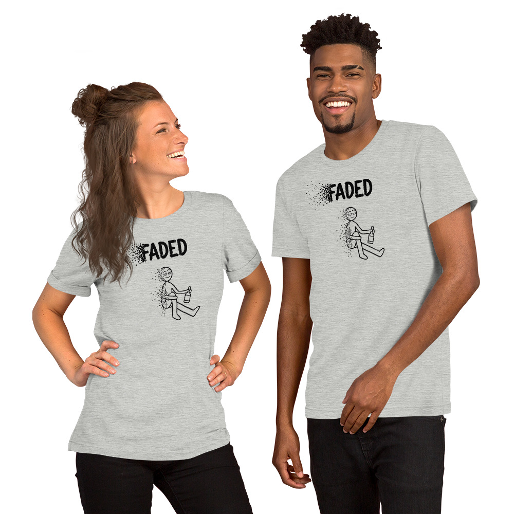 Faded A | AG | T-Shirt | Light - Image 4