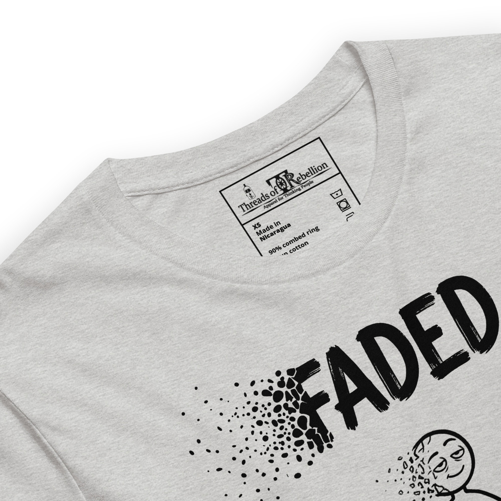 Faded A | AG | T-Shirt | Light - Image 5