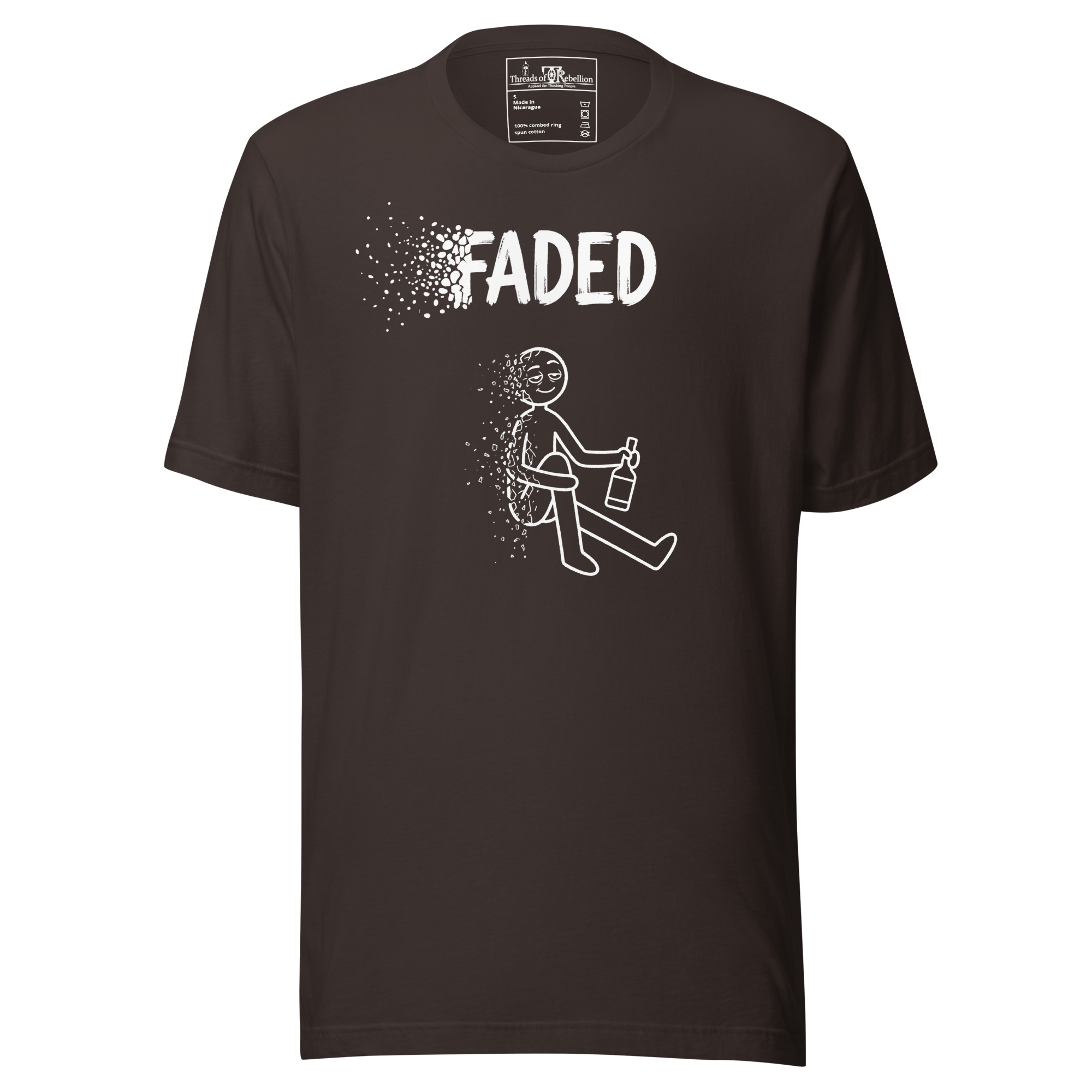 Faded A | AG | T-Shirt | Dark - Image 52