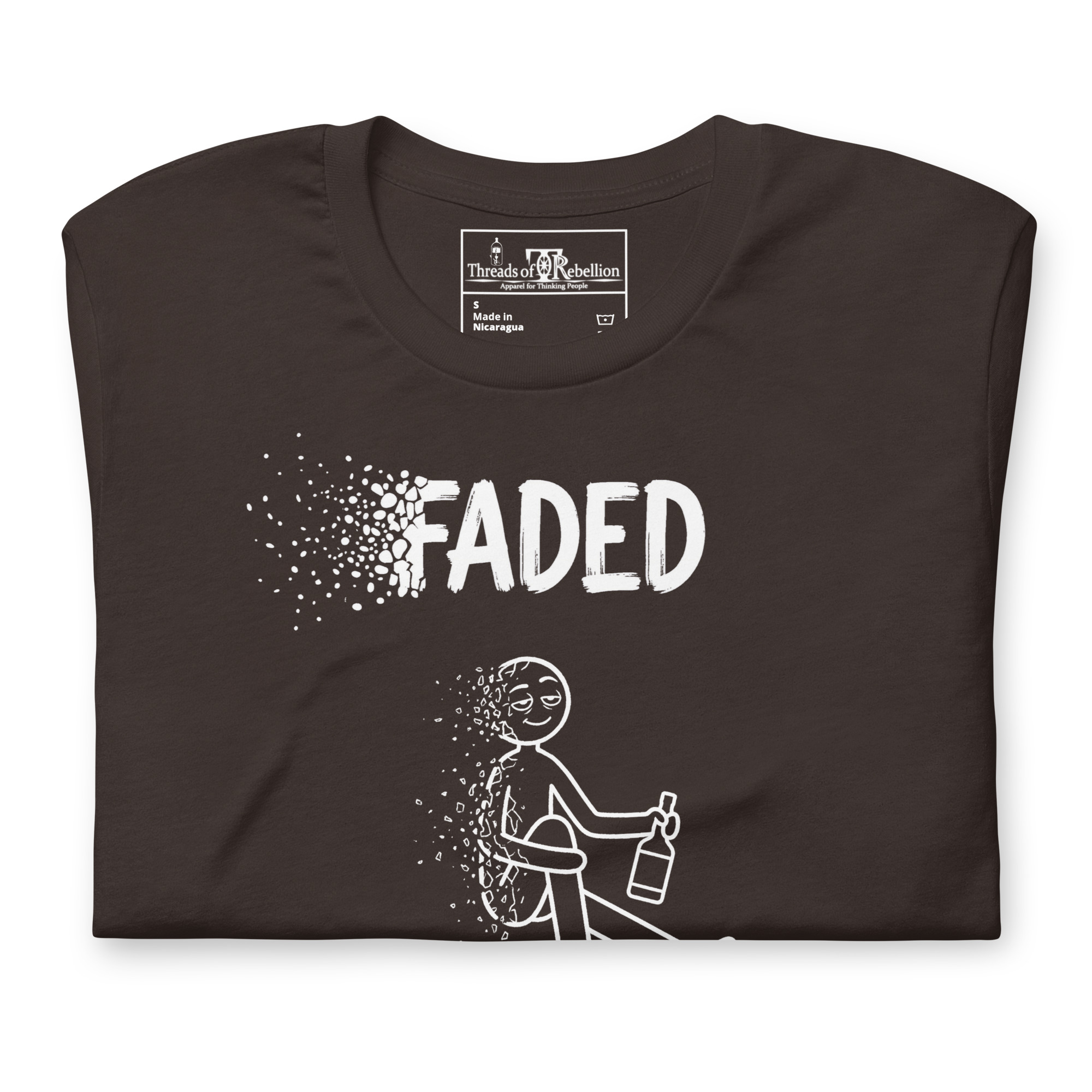 Faded A | AG | T-Shirt | Dark - Image 5