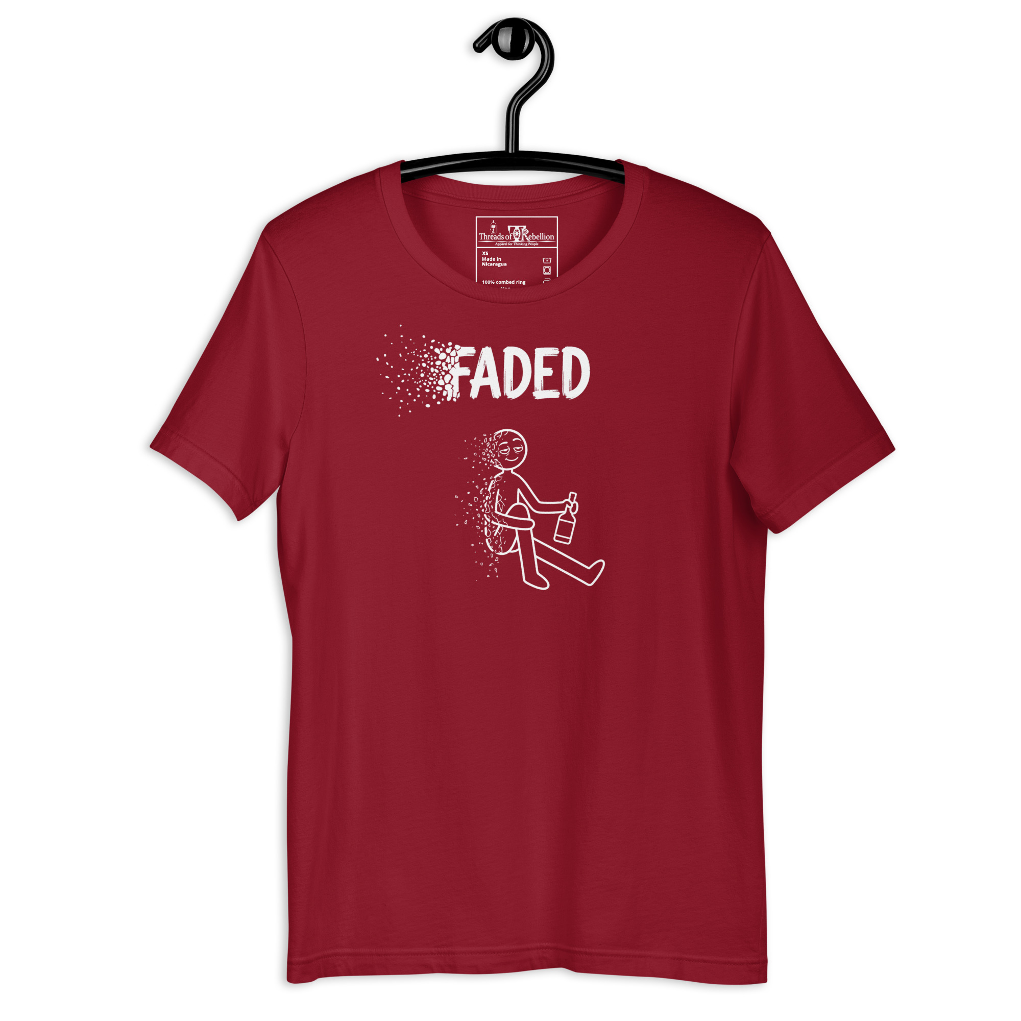 Faded A | AG | T-Shirt | Dark - Image 43