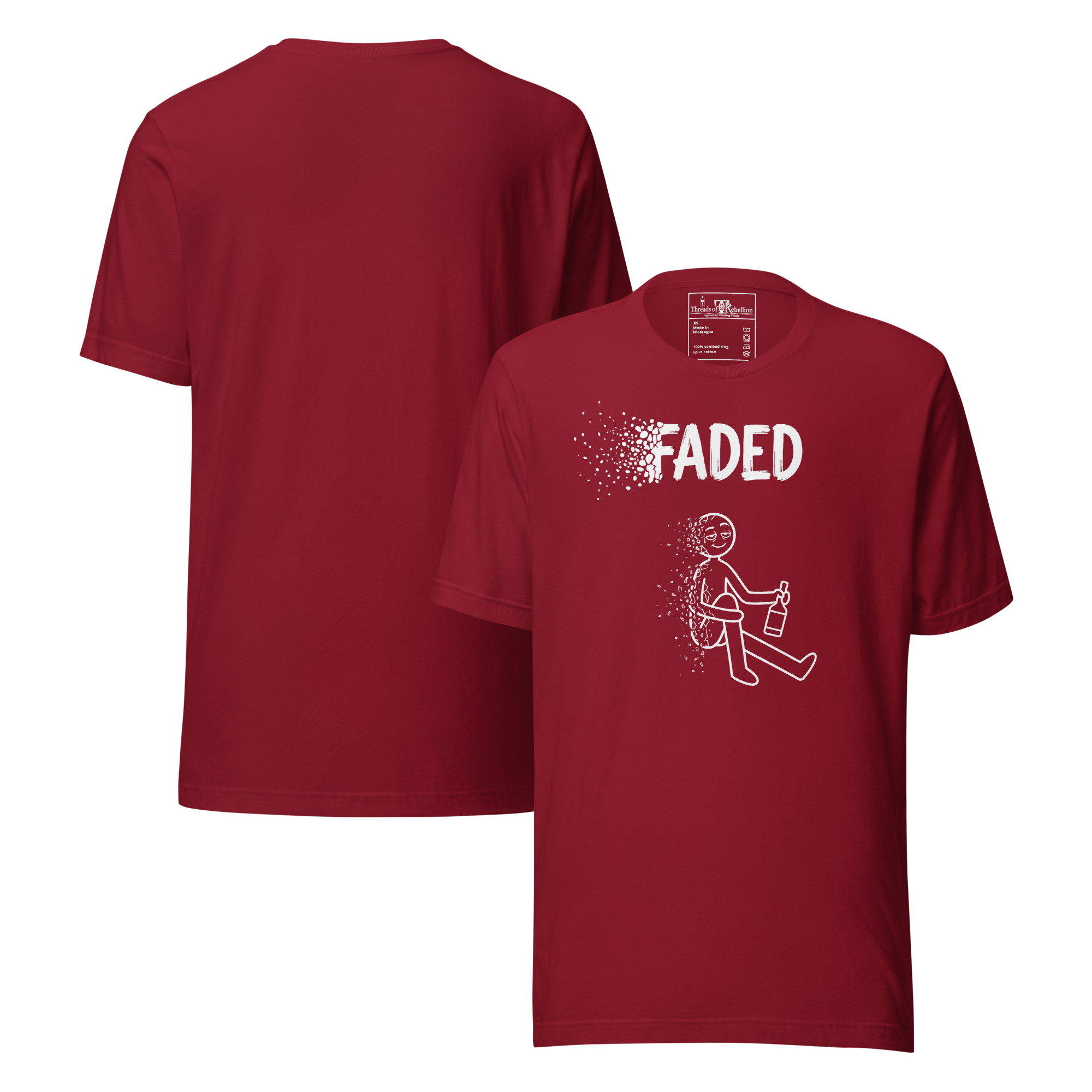 Faded A | AG | T-Shirt | Dark - Image 15