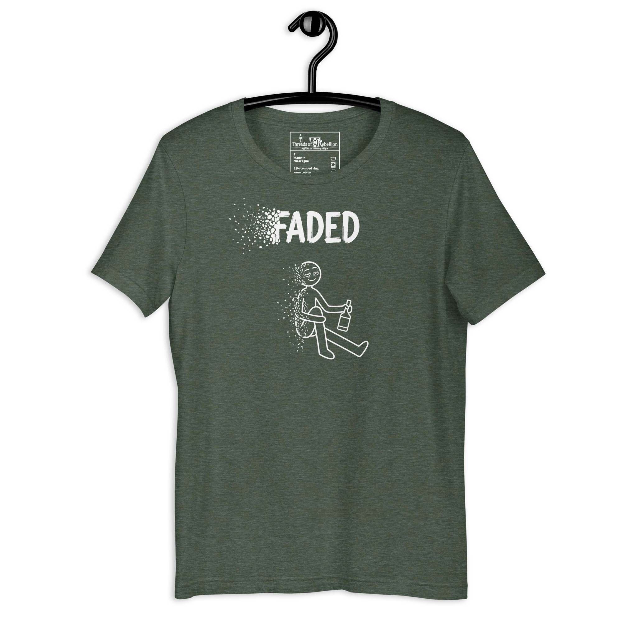Faded A | AG | T-Shirt | Dark - Image 67