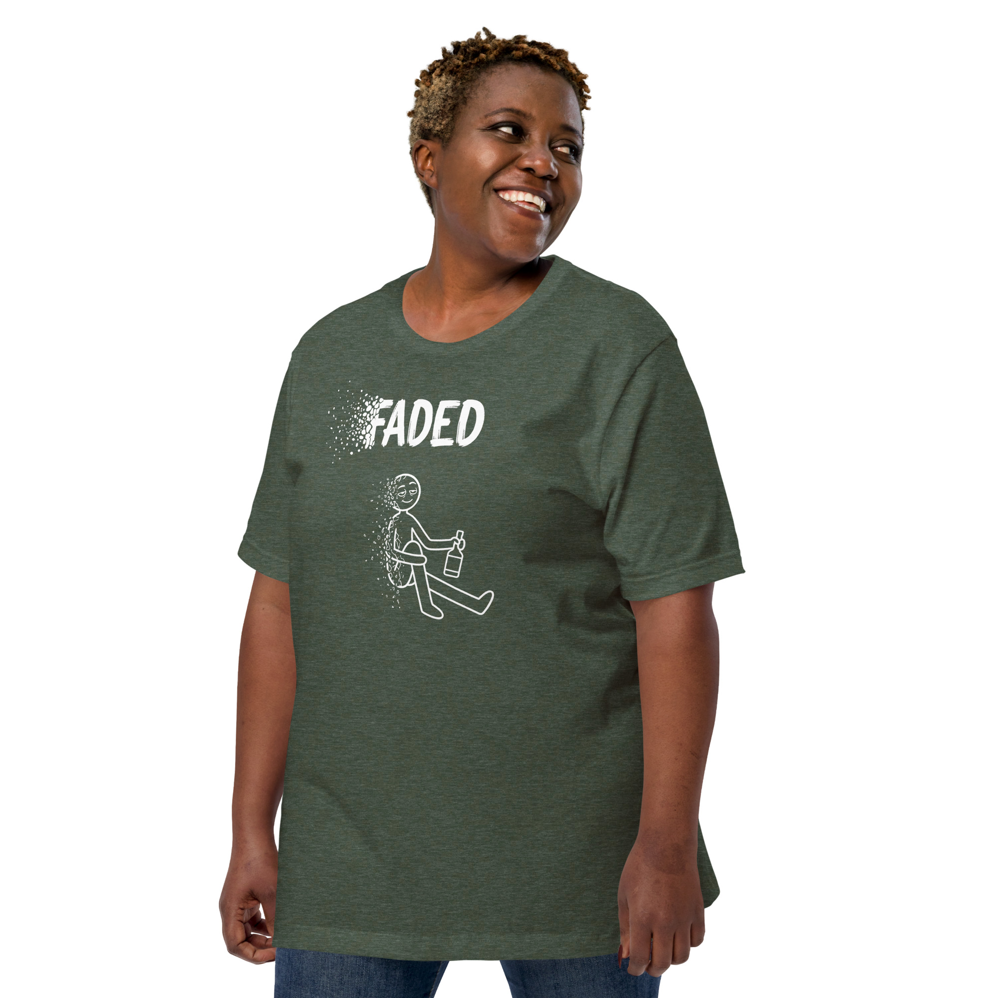 Faded A | AG | T-Shirt | Dark - Image 33