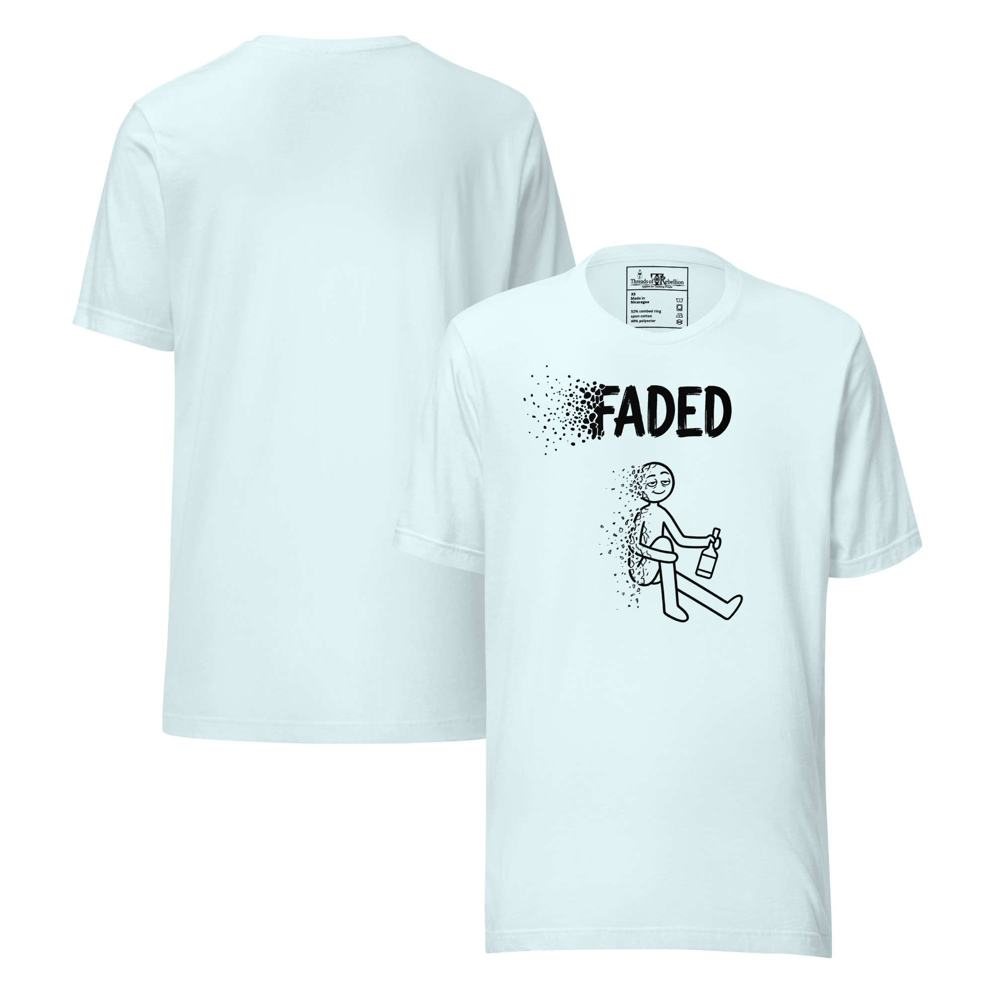Faded A | AG | T-Shirt | Light - Image 24