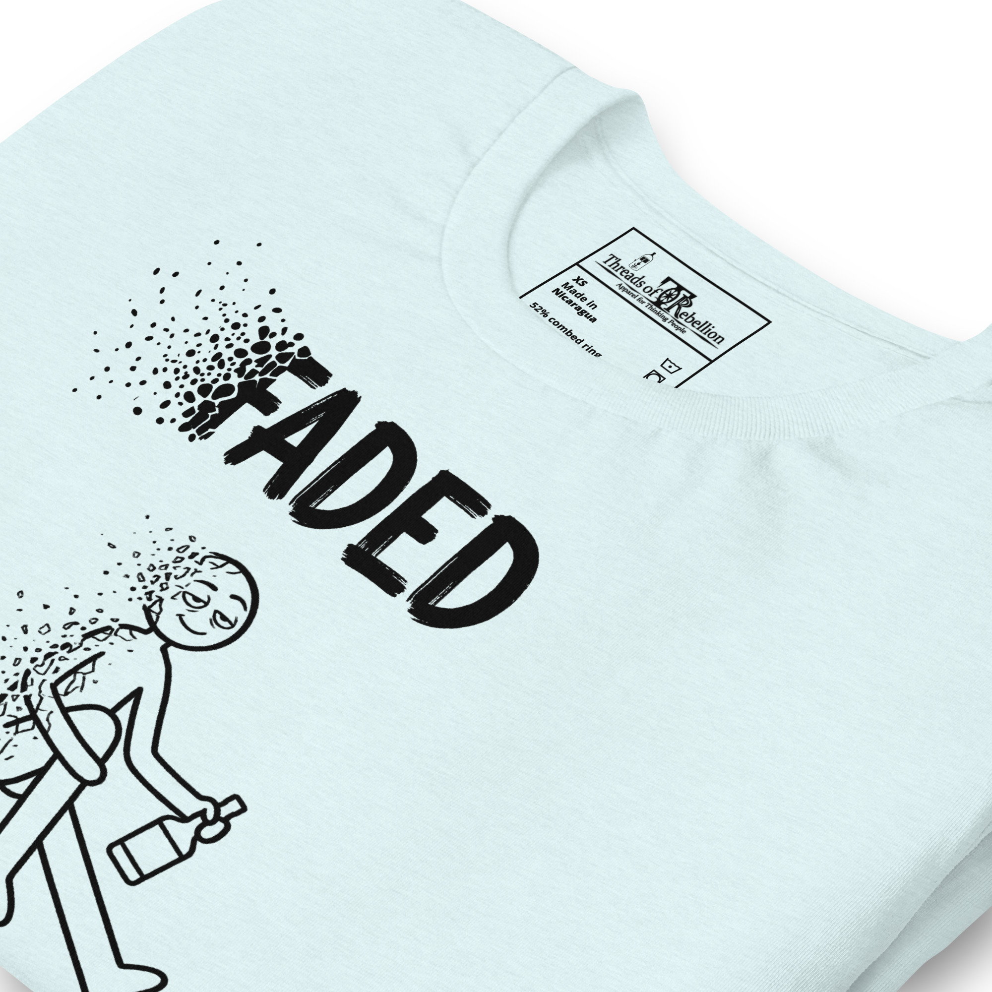 Faded A | AG | T-Shirt | Light - Image 23