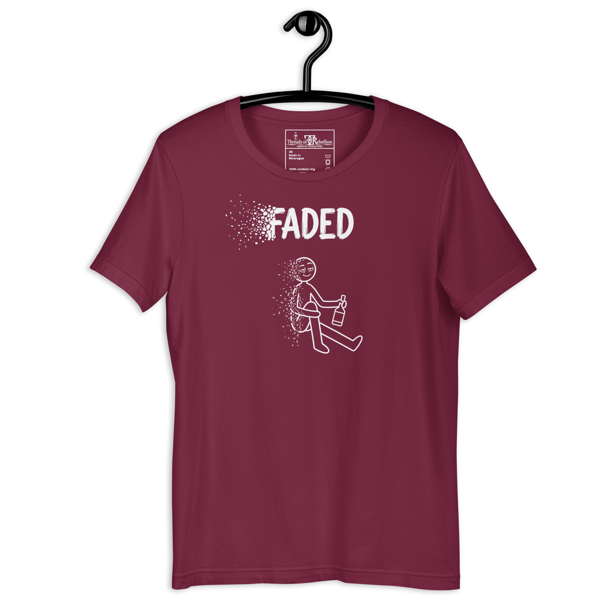 Faded A | AG | T-Shirt | Dark - Image 46
