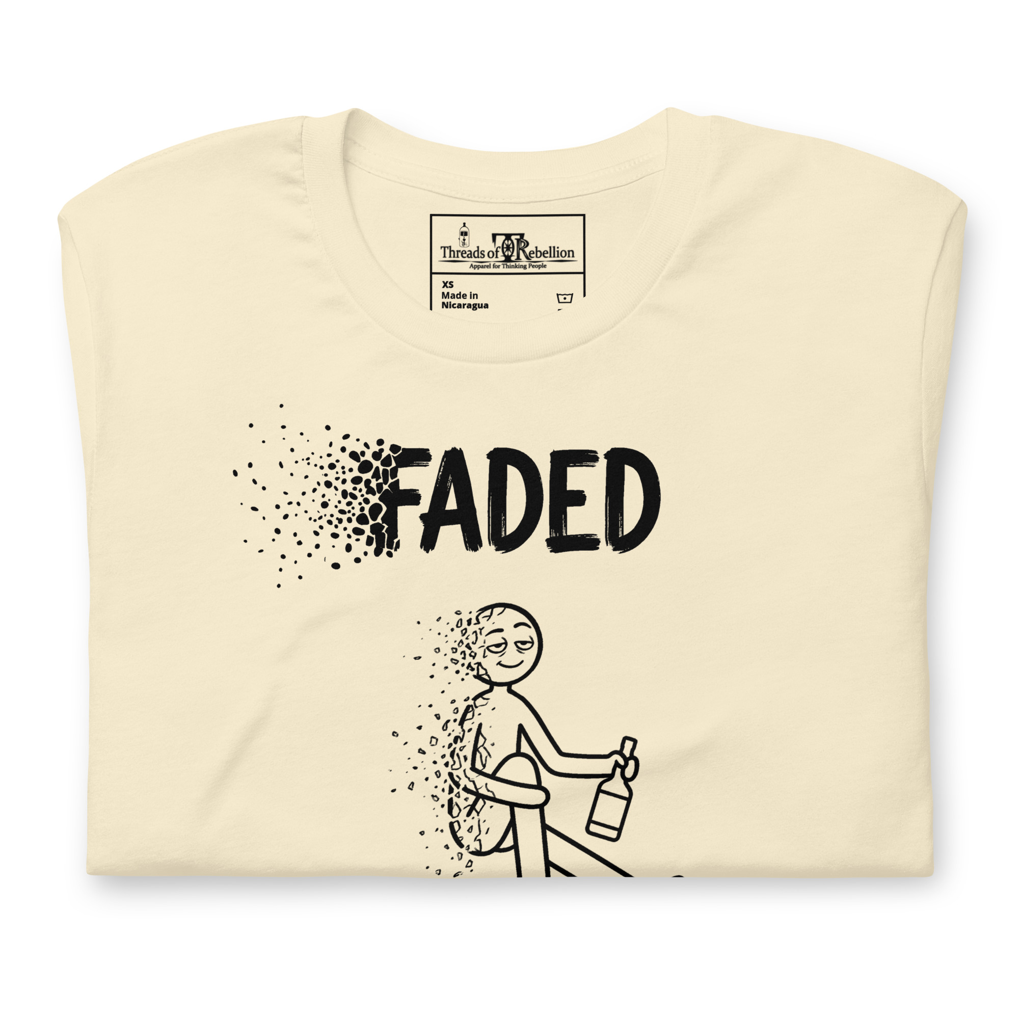 Faded A | AG | T-Shirt | Light - Image 26