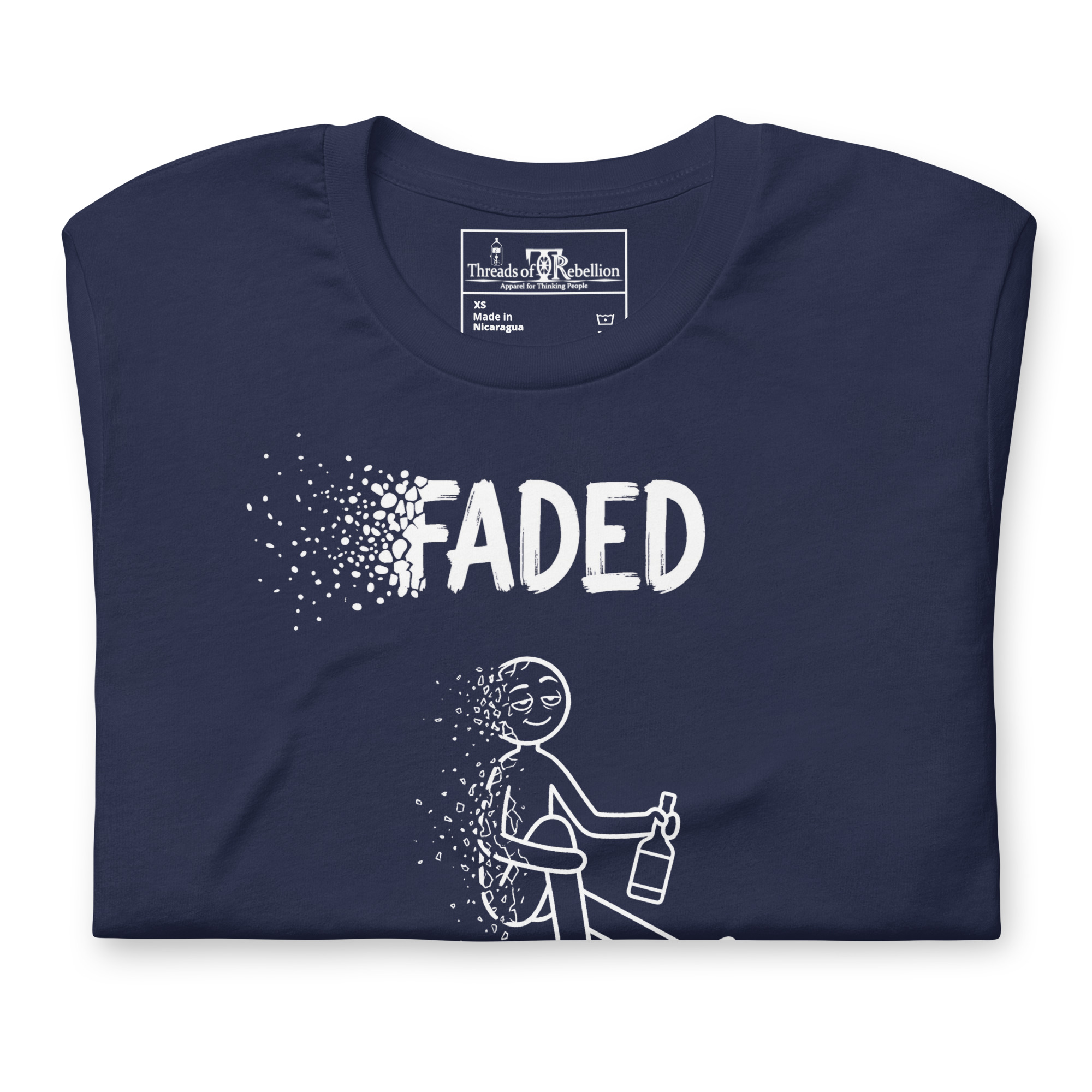 Faded A | AG | T-Shirt | Dark - Image 20