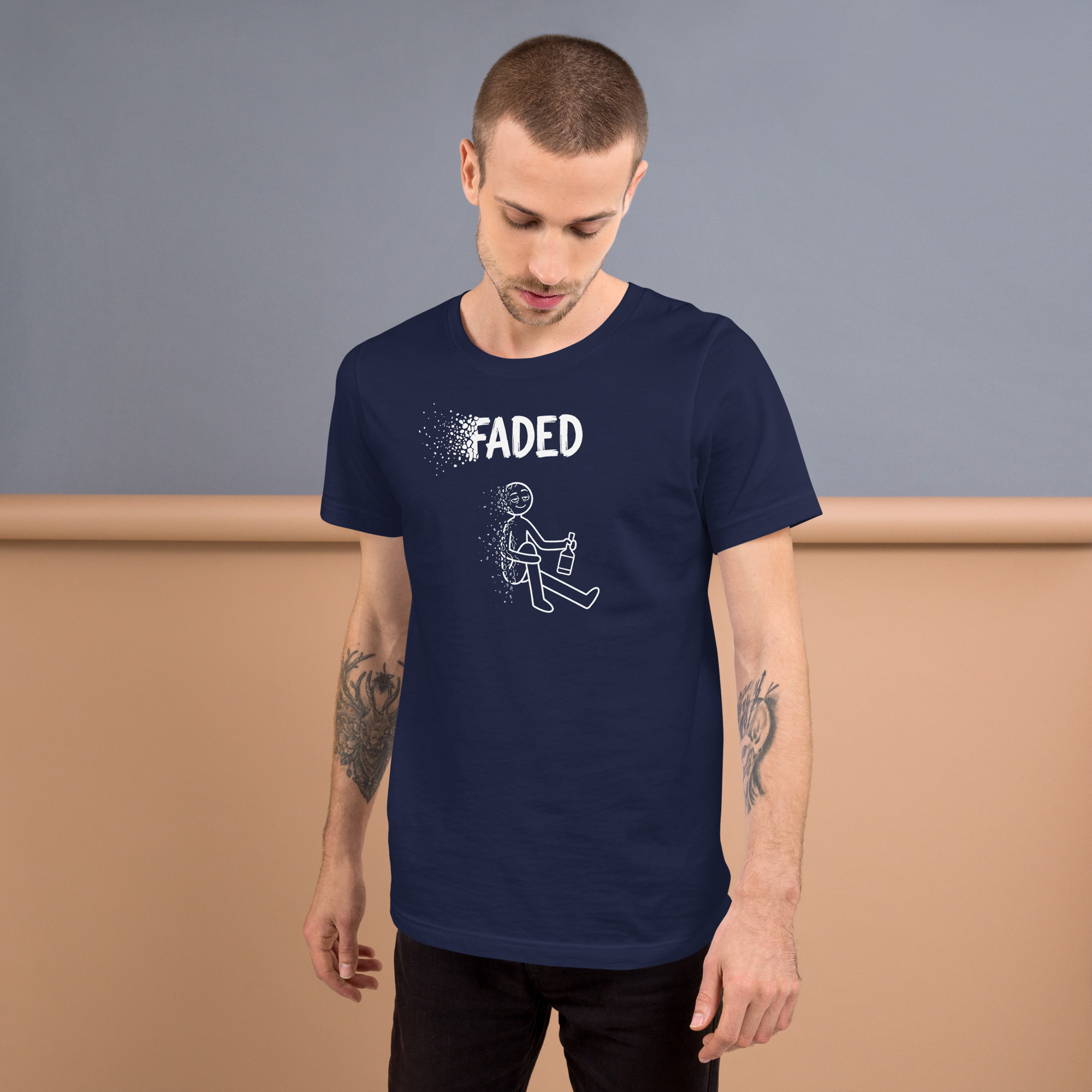 Faded A | AG | T-Shirt | Dark - Image 21