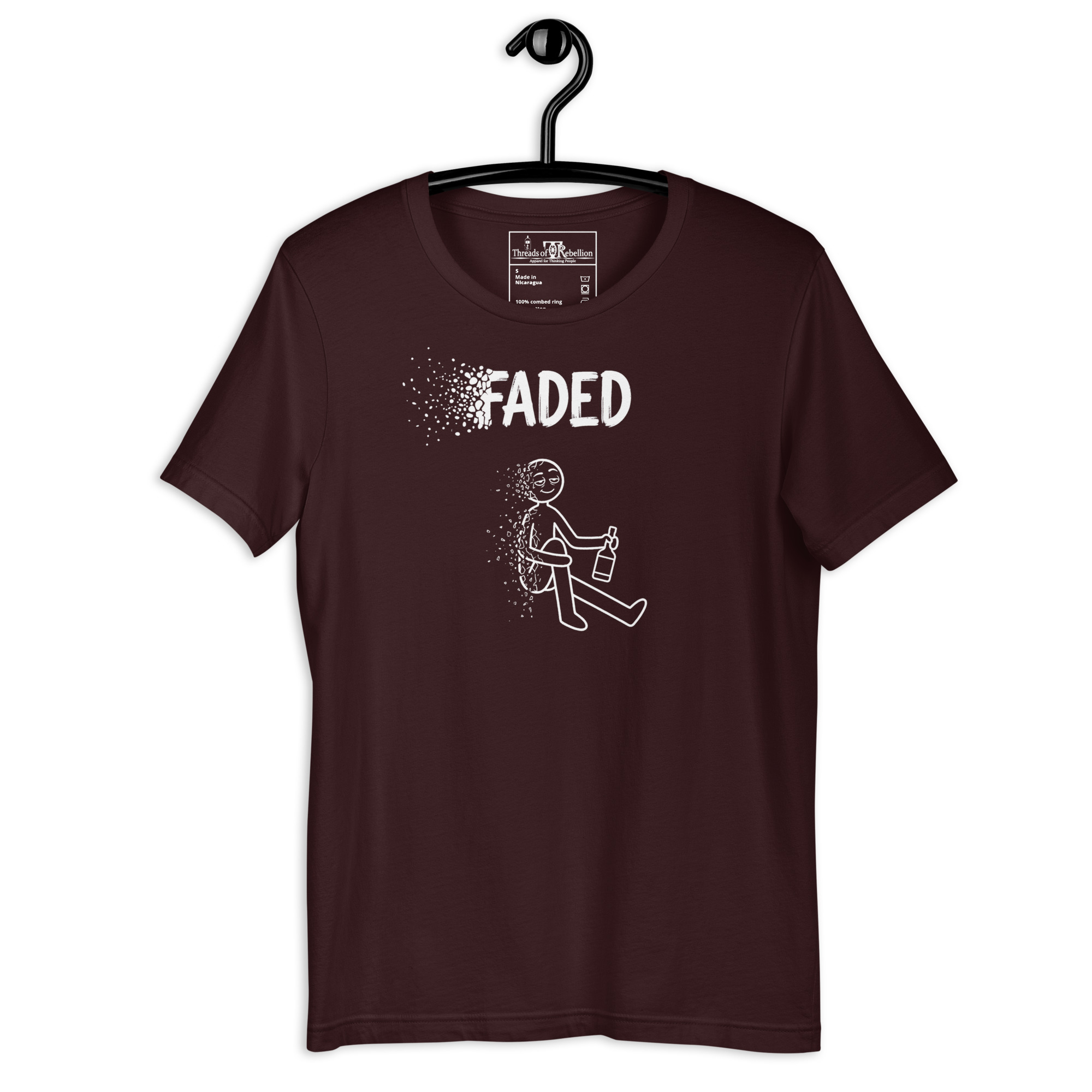 Faded A | AG | T-Shirt | Dark - Image 49