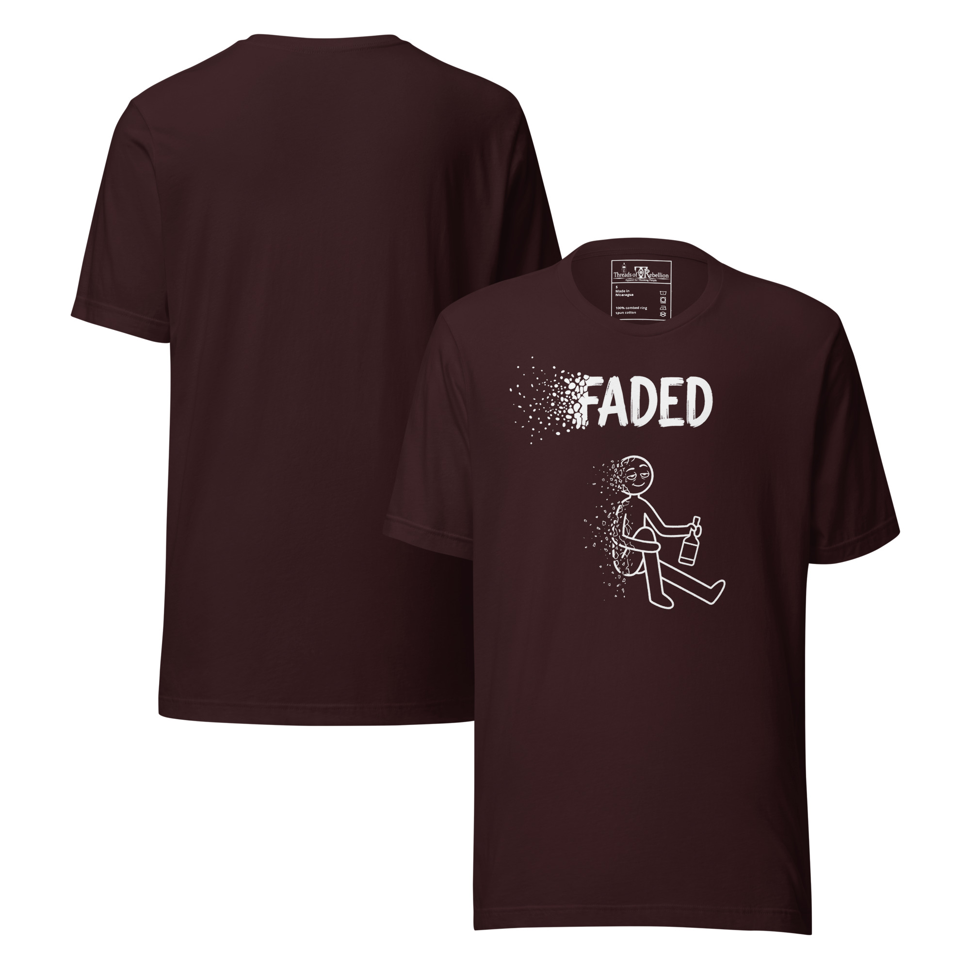 Faded A | AG | T-Shirt | Dark - Image 28