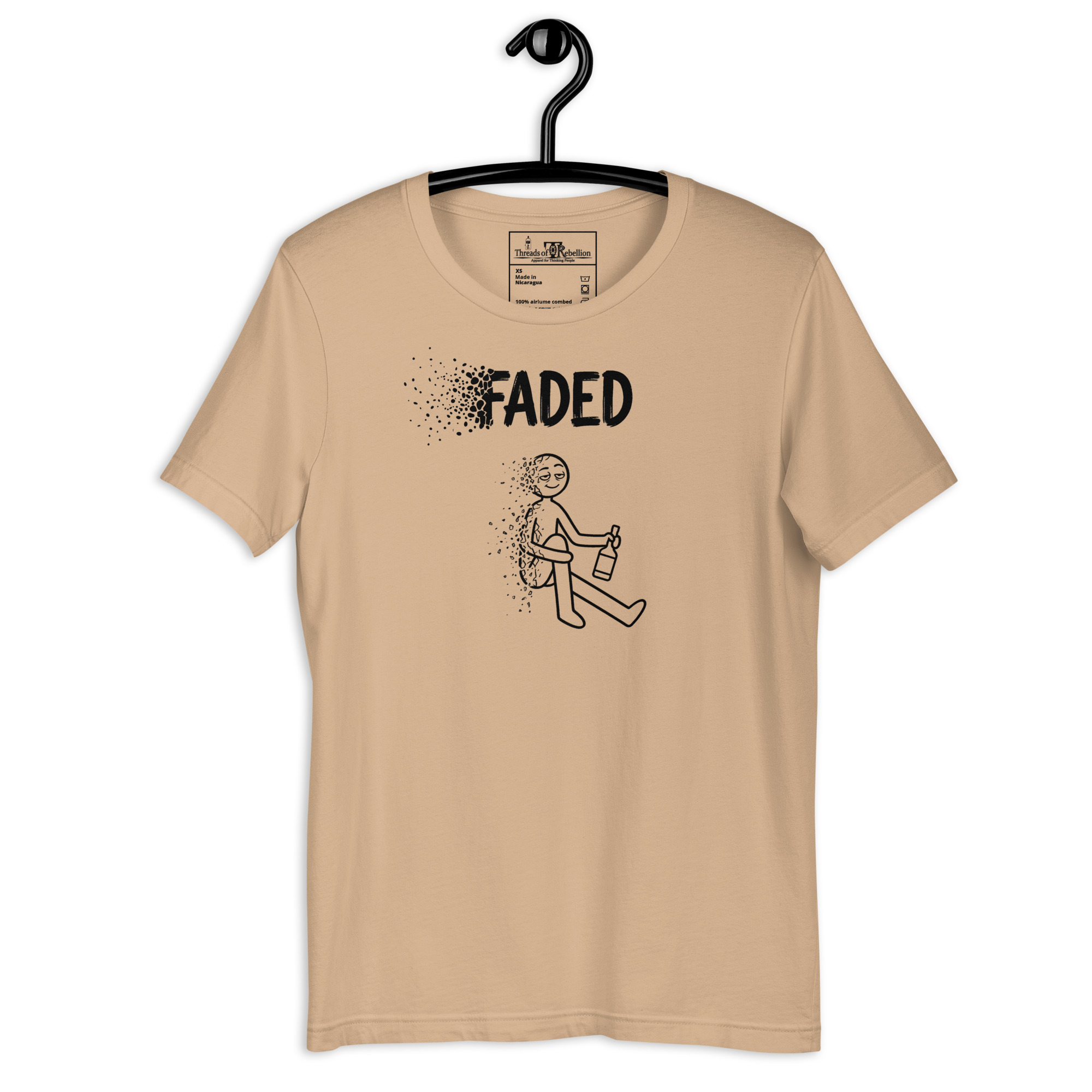 Faded A | AG | T-Shirt | Light - Image 47