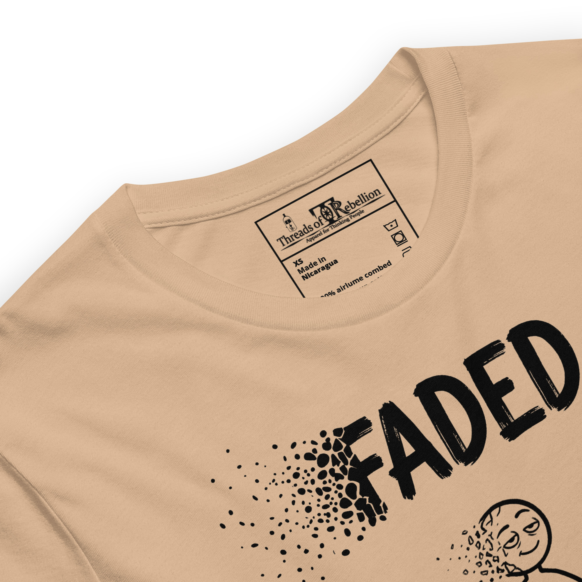 Faded A | AG | T-Shirt | Light - Image 25