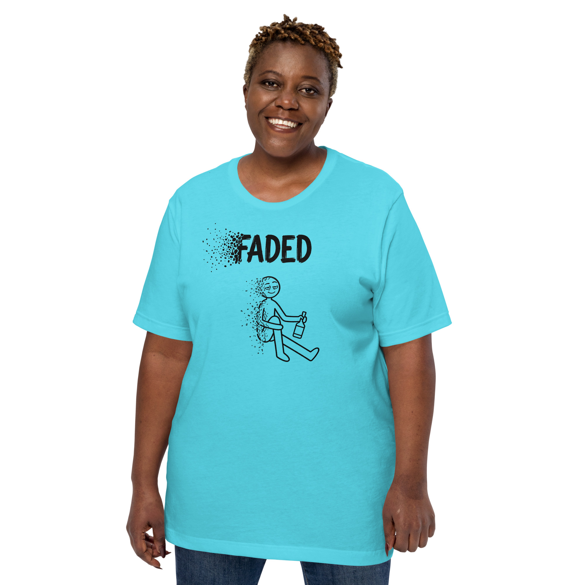Faded A | AG | T-Shirt | Light - Image 29