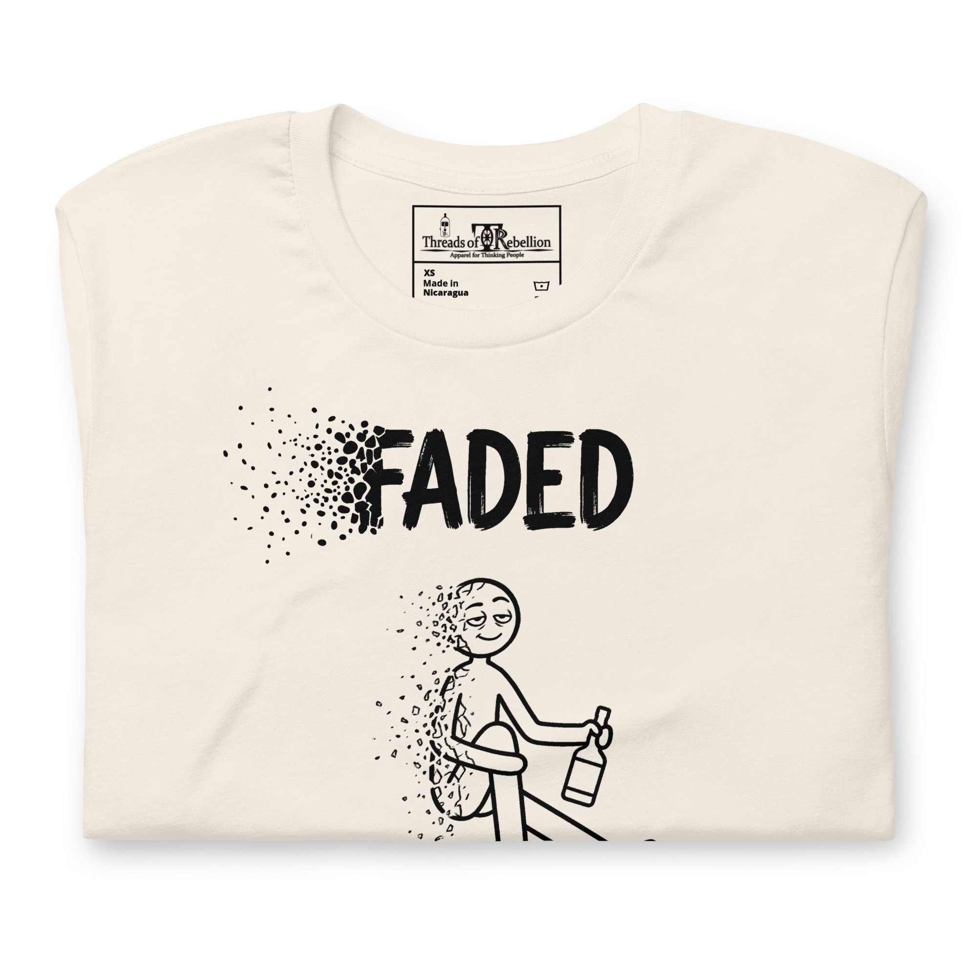 Faded A | AG | T-Shirt | Light - Image 6