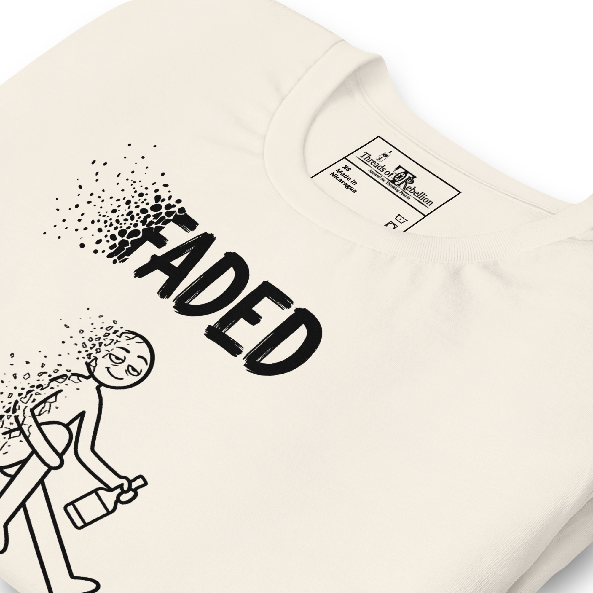 Faded A | AG | T-Shirt | Light - Image 40