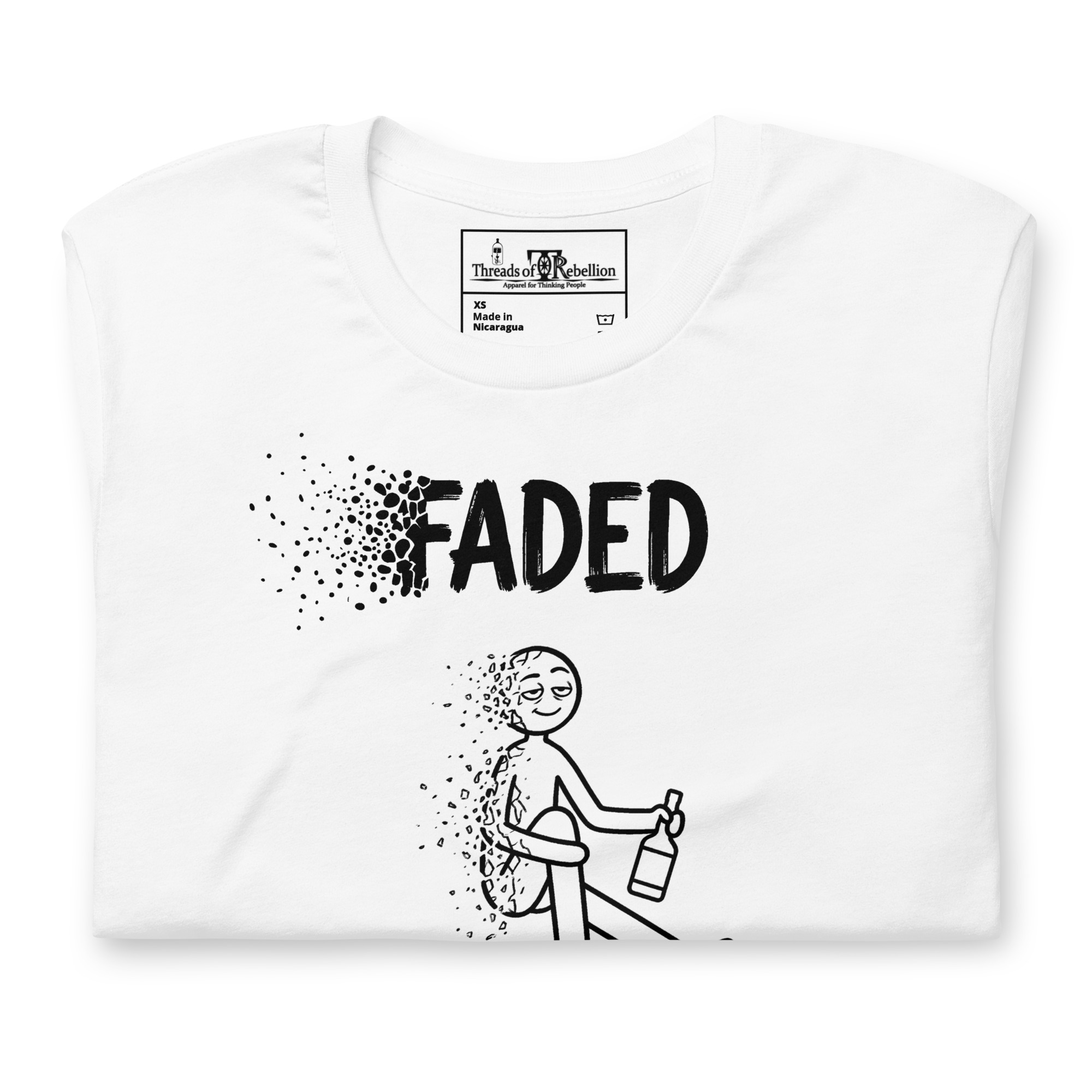 Faded A | AG | T-Shirt | Light - Image 2