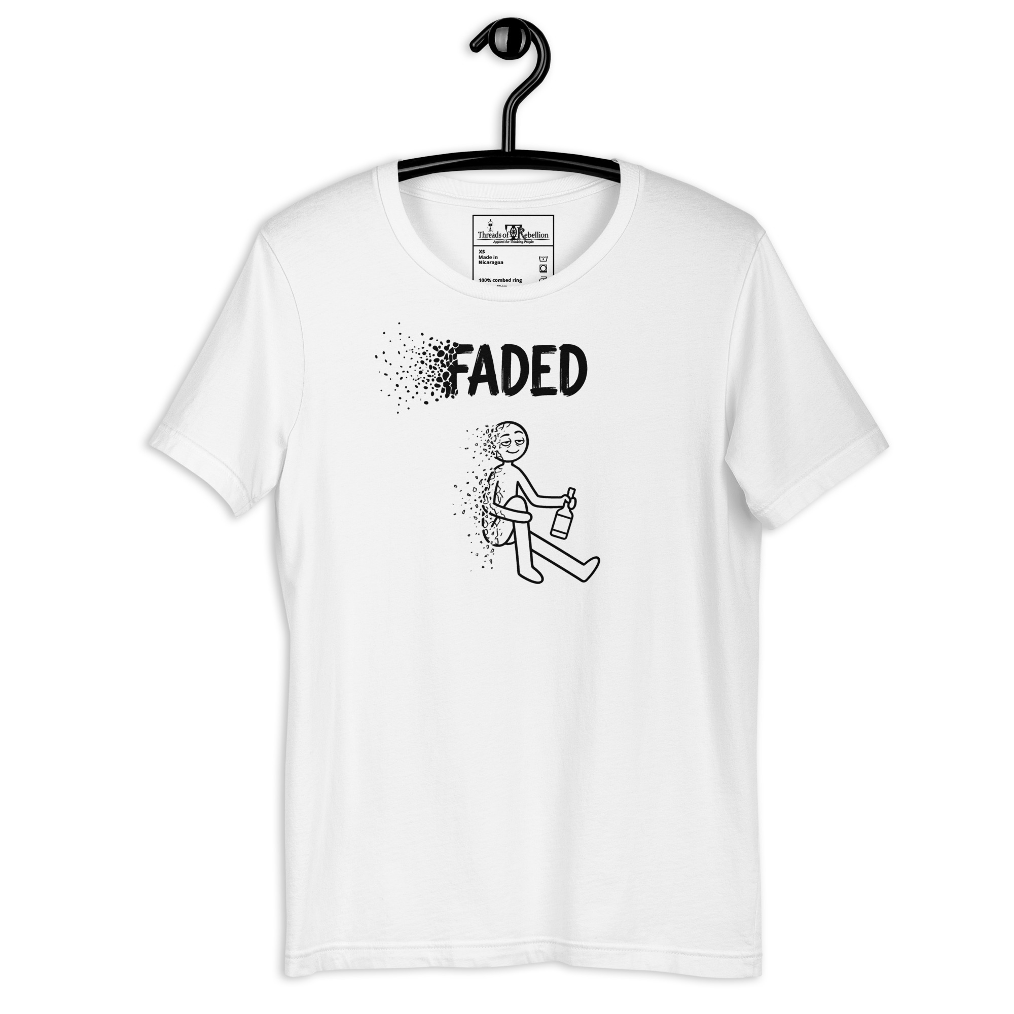Faded A | AG | T-Shirt | Light - Image 77